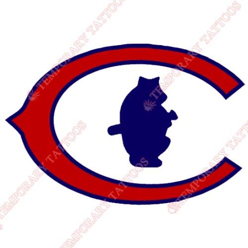 Chicago Cubs Customize Temporary Tattoos Stickers NO.1487